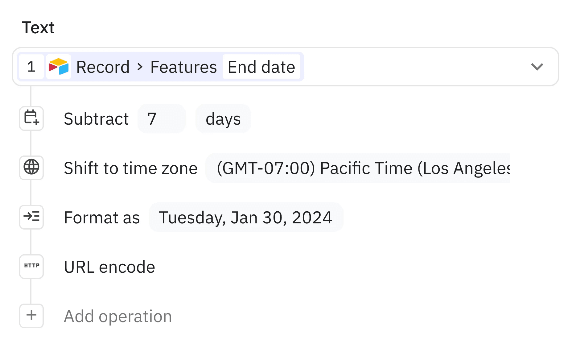 Shape your data, work with files, and add the logic that makes a workflow fit your process.
